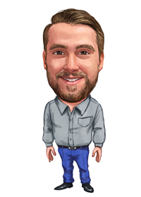 caricature matt haas