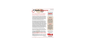 The November 2022 IT Radix newsletter focuses on: Gen Z in the workforce