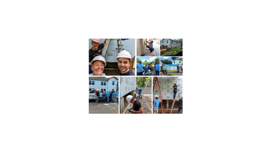 volunteering - Habitat for Humanity