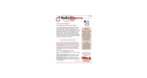 The July 2023 IT Radix newsletter focuses on: IT Security