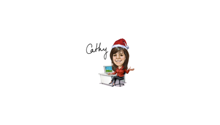 December holiday greeting from Cathy