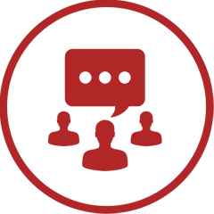 IT Managed Services - effective internal communications circle
