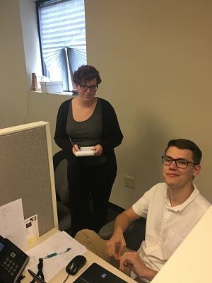 IT Radix Summer Interns Alyssa and Colin