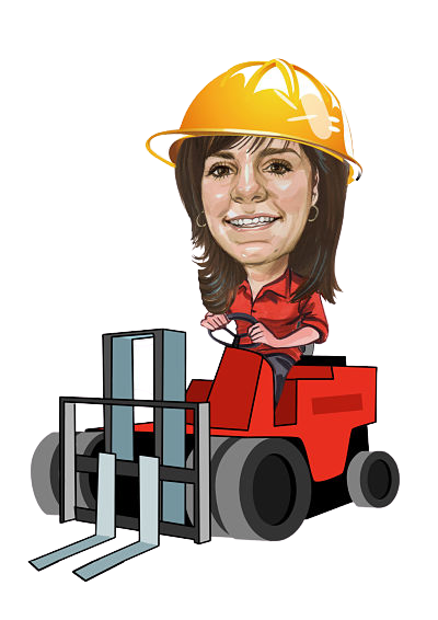 caricature cathy forklift opt removebg preview