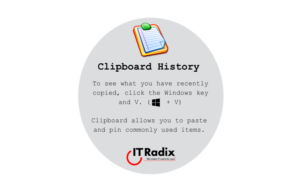 tech tip - clipboard history