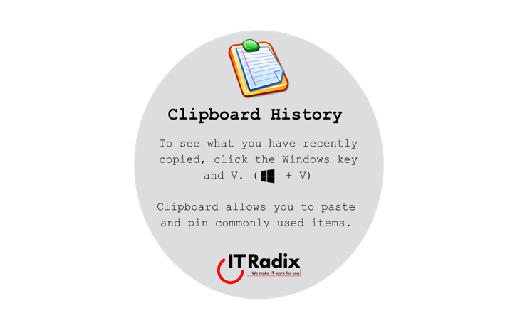 tech tip - clipboard history