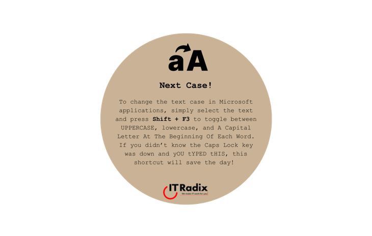 tech tip - next case