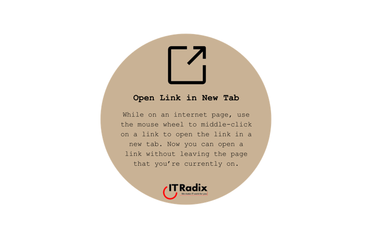 tech tip - open link in new tab