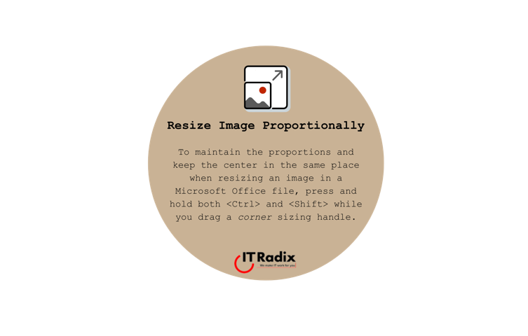 tech tip - resize image proportionally