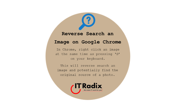 tech tip - reverse search an image on Google Chrome