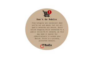 tech tip - security - don't go public