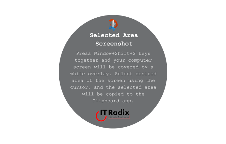 tech tip - selected area screenshot