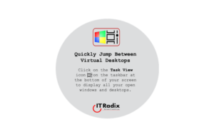 tech tip - quickly jump between virtual desktops