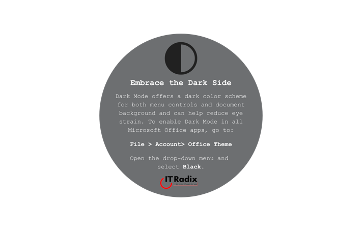 tech tip - embrace the dark side