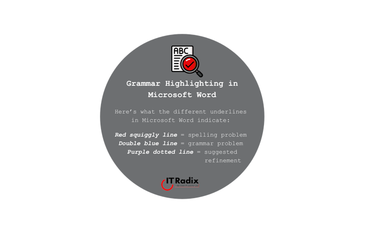 tech tip - grammar highlighting in Microsoft Word