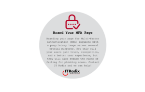tech tip - security - brand your mfa page