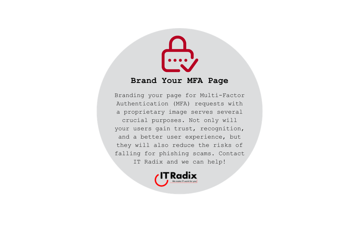 tech tip - security - brand your mfa page