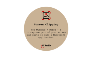 tech tip - screen clipping