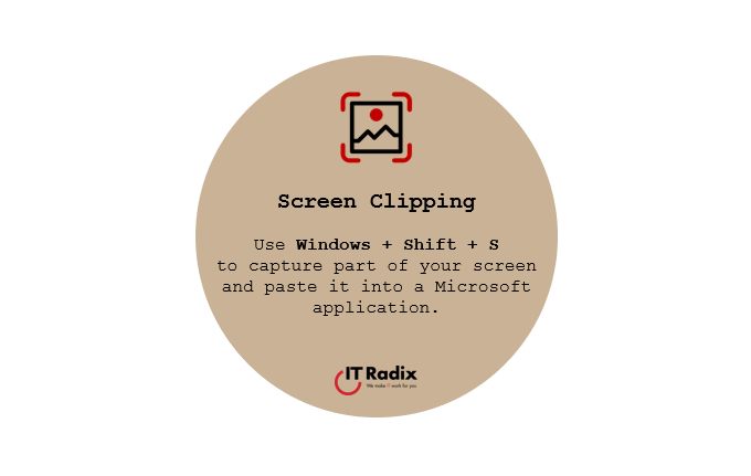 tech tip - screen clipping