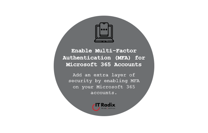tech tip - security - enable MFA for Microsoft 365 accounts