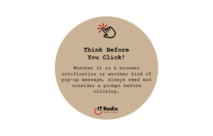 tech tip - security - think before you click