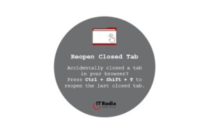 tech tip - reopen closed tab