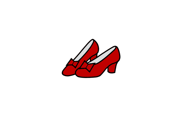 ruby slippers - no place like home
