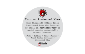 tech tip - security - turn on protected view