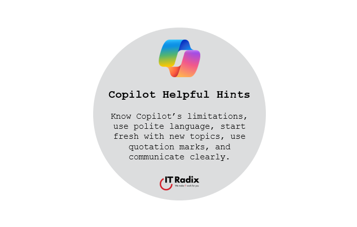 tech tip - Copilot Helpful Hints