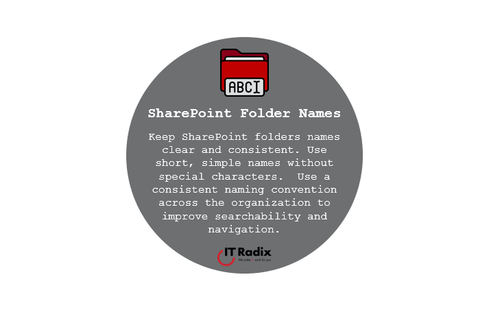 tech tip - SharePoint Folder Names