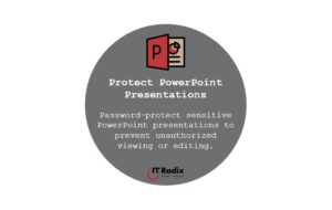 tech tip - security - protect PowerPoint presentations