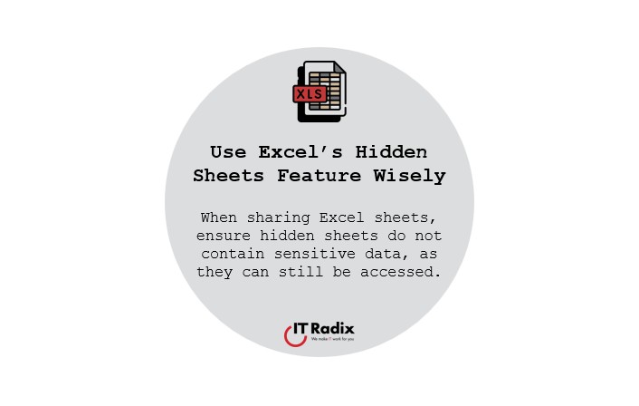 tech tip - security - use Excel's hidden sheets feature wisely