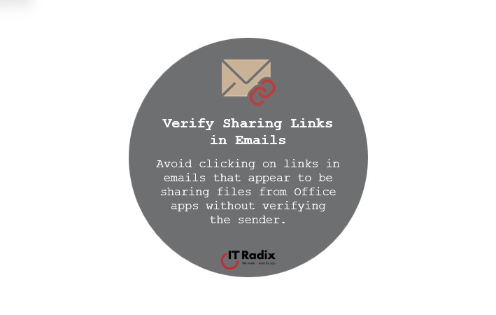 tech tip - security - verify sharing links in emails