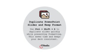 tech tip - duplicate PowerPoint slides and keep format