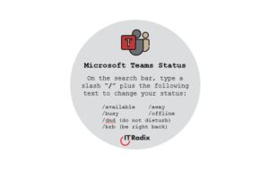 tech tip - Microsoft Teams status