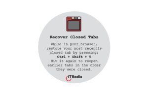 tech tip - recover closed tabs