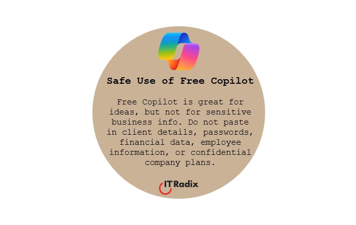 tech tip - security - safe use of free copilot